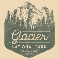 Glacier National Park Hoodie - Montana Vacation Drawstring Bag