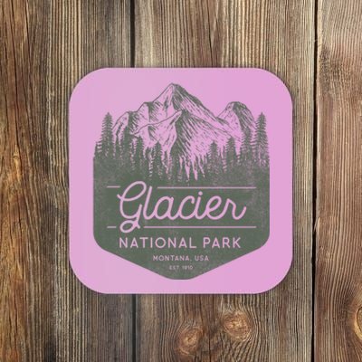 Glacier National Park Hoodie - Montana Vacation Coaster