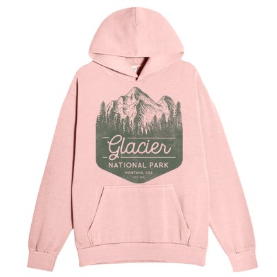 Glacier National Park Hoodie - Montana Vacation Urban Pullover Hoodie