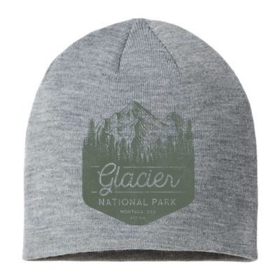 Glacier National Park Hoodie - Montana Vacation Sustainable Beanie