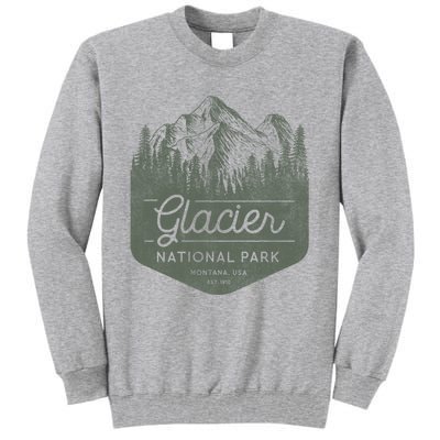 Glacier National Park Hoodie - Montana Vacation Tall Sweatshirt