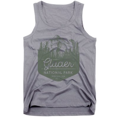 Glacier National Park Hoodie - Montana Vacation Tank Top