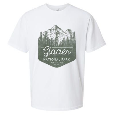 Glacier National Park Hoodie - Montana Vacation Sueded Cloud Jersey T-Shirt