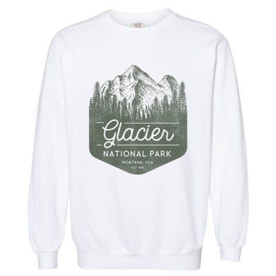 Glacier National Park Hoodie - Montana Vacation Garment-Dyed Sweatshirt