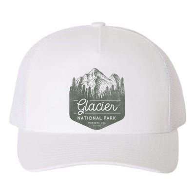 Glacier National Park Hoodie - Montana Vacation Yupoong Adult 5-Panel Trucker Hat