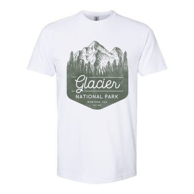 Glacier National Park Hoodie - Montana Vacation Softstyle CVC T-Shirt