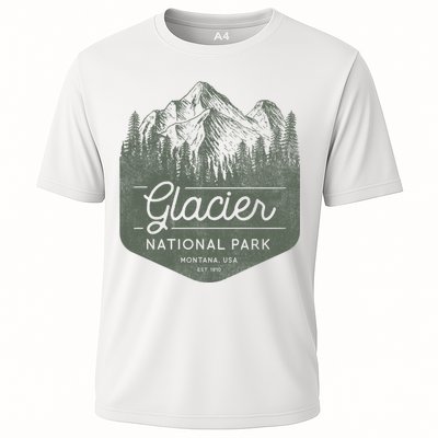 Glacier National Park Hoodie - Montana Vacation Performance Shirt