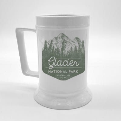 Glacier National Park Hoodie - Montana Vacation Beer Stein