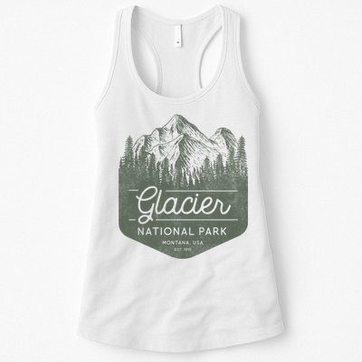 Glacier National Park Hoodie - Montana Vacation Womens Tank Top