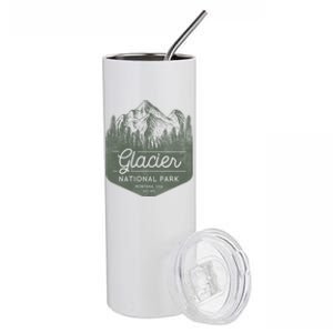 Glacier National Park Hoodie - Montana Vacation Stainless Steel Tumbler