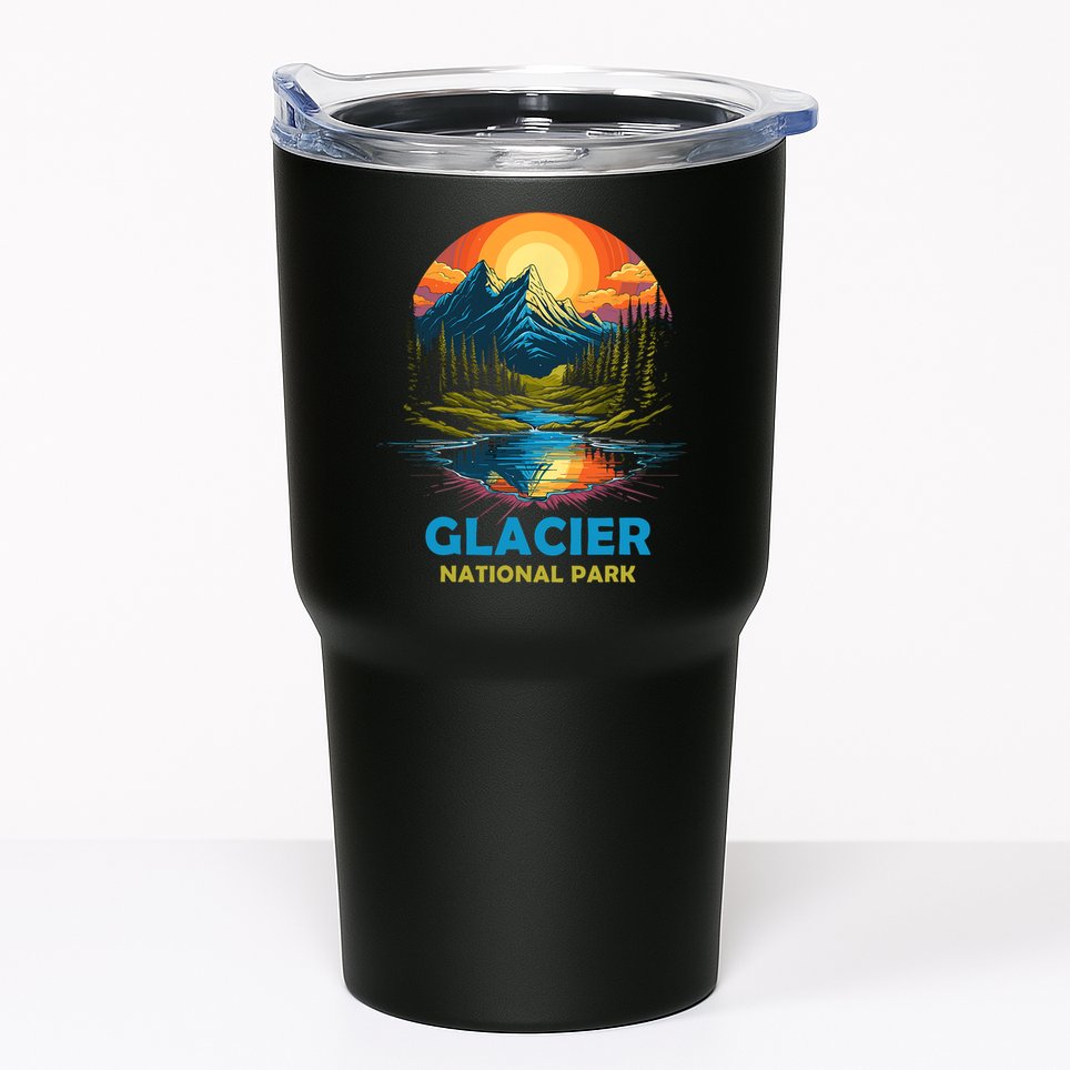 Glacier National Park Montana Mountains Trip Tumbler
