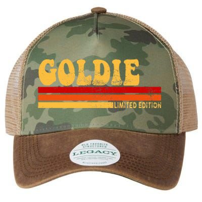 Goldie Name Personalized Cute Idea Women Vintage Goldie Legacy Tie Dye Trucker Hat