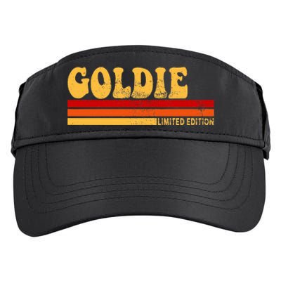 Goldie Name Personalized Cute Idea Women Vintage Goldie Adult Drive Performance Visor