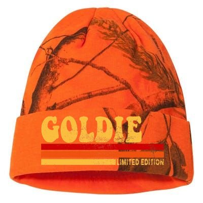 Goldie Name Personalized Cute Idea Women Vintage Goldie Kati Licensed 12" Camo Beanie