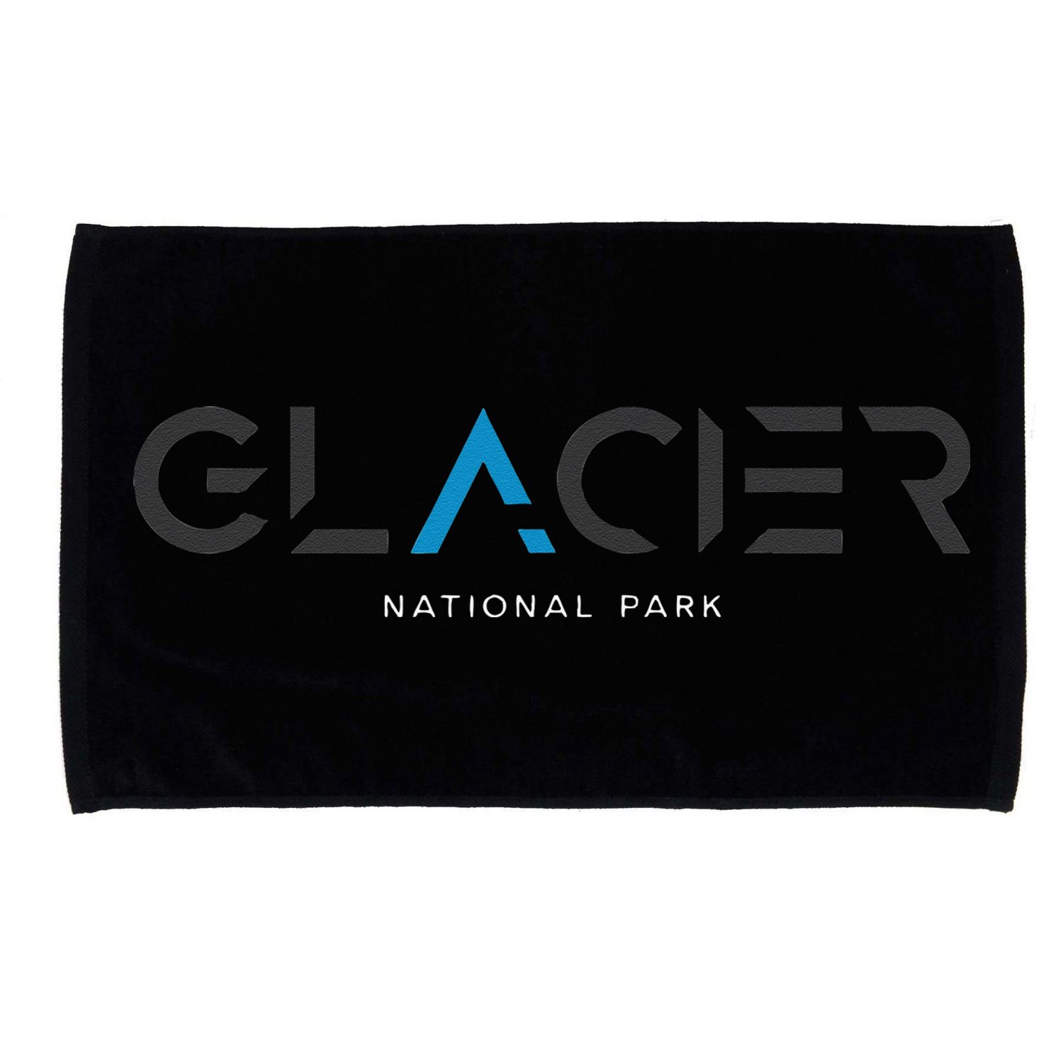 Glacier National Park Montana Tonal Retro Vintage Microfiber Hand Towel
