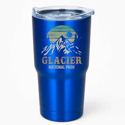 Glacier National Park Merchandise Retro Glacier Souvenirs Cute Gift Tumbler