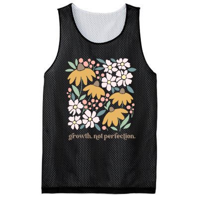 Growth Not Perfection Mental Health Mesh Reversible Basketball Jersey Tank