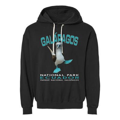 Galapagos National Park Ecuador Blue Footed Boobies Keepsake Garment-Dyed Fleece Hoodie