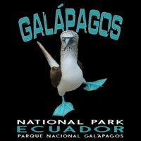 Galapagos National Park Ecuador Blue Footed Boobies Keepsake Cooling Performance Crew T-Shirt