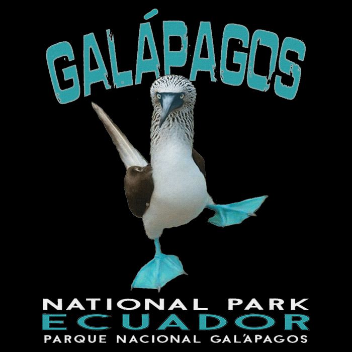 Galapagos National Park Ecuador Blue Footed Boobies Keepsake Cooling Performance Crew T-Shirt