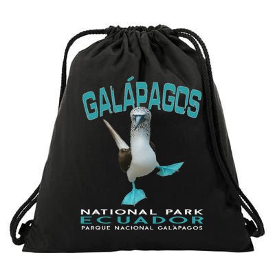 Galapagos National Park Ecuador Blue Footed Boobies Keepsake Drawstring Bag