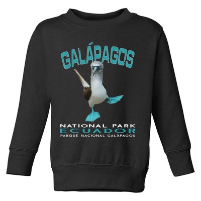 Galapagos National Park Ecuador Blue Footed Boobies Keepsake Toddler Sweatshirt