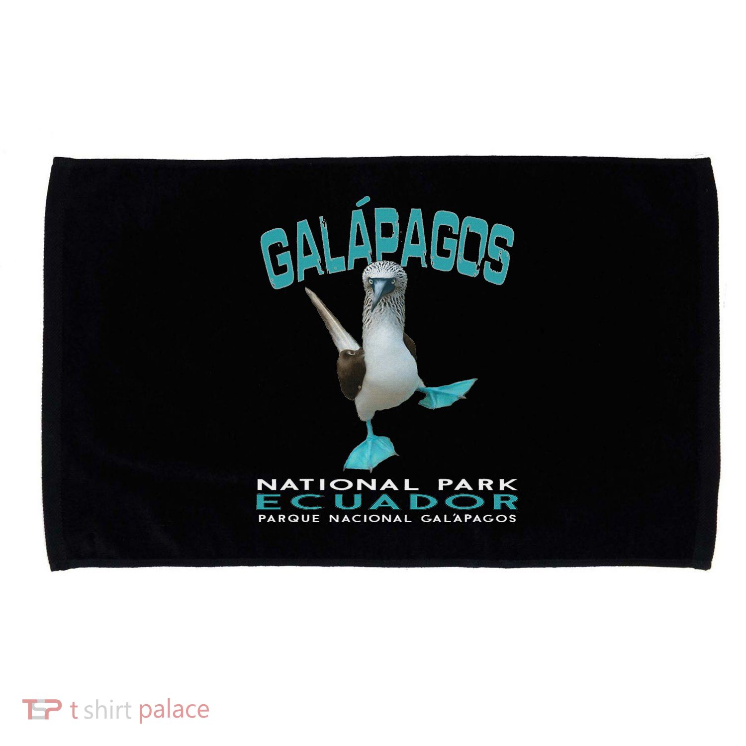 Galapagos National Park Ecuador Blue Footed Boobies Keepsake Microfiber Hand Towel