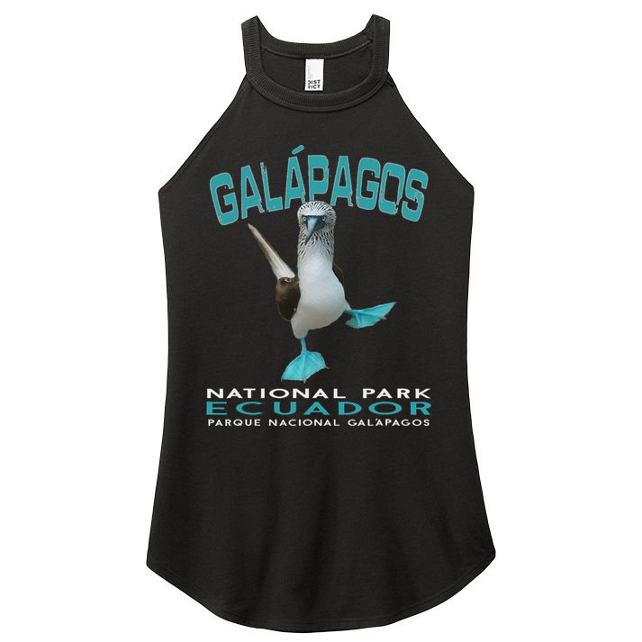 Galapagos National Park Ecuador Blue Footed Boobies Keepsake Women's Perfect Tri Rocker Tank