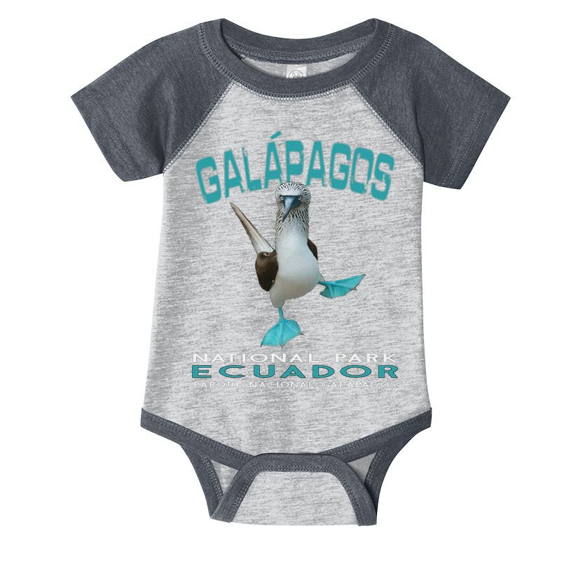 Galapagos National Park Ecuador Blue Footed Boobies Keepsake Infant Baby Jersey Bodysuit