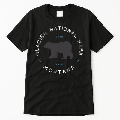 Glacier National Park Retro Vintage Tall T-Shirt