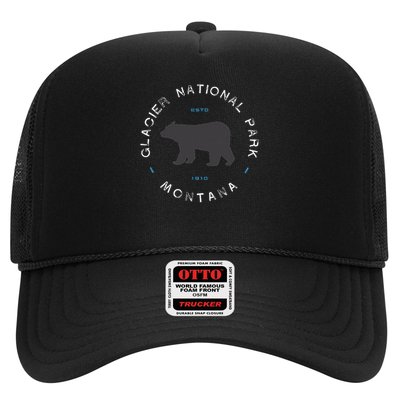 Glacier National Park Retro Vintage Trucker Hat