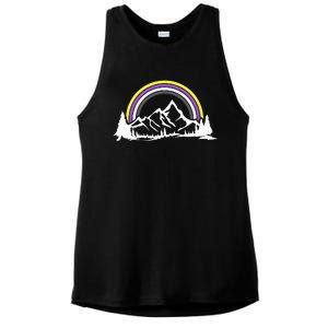 Gender Nonbinary Pride Hiking Camping Backpacking LGBT Ladies PosiCharge Tri-Blend Wicking Tank