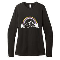 Gender Nonbinary Pride Hiking Camping Backpacking LGBT Womens CVC Long Sleeve Shirt