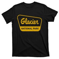 Glacier National Park Vintage Inspired Sign Graphic T-Shirt