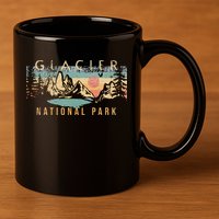 Glacier National Park 11oz C Handle Ceramic Mug