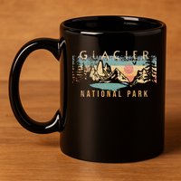 Glacier National Park 11oz C Handle Ceramic Mug