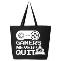 Gamers Never Quit 25L Jumbo Tote