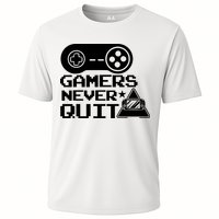 Gamers Never Quit Cooling Performance Crew T-Shirt