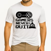 Gamers Never Quit Cooling Performance Crew T-Shirt