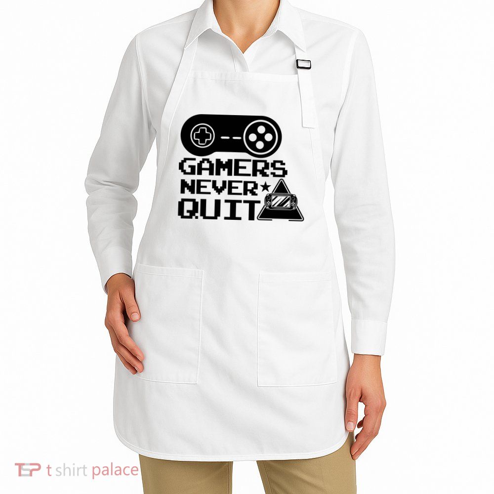 Gamers Never Quit Apron