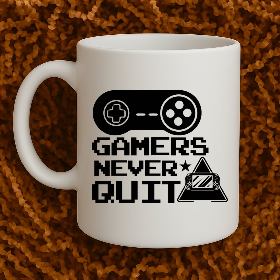 Gamers Never Quit Mug
