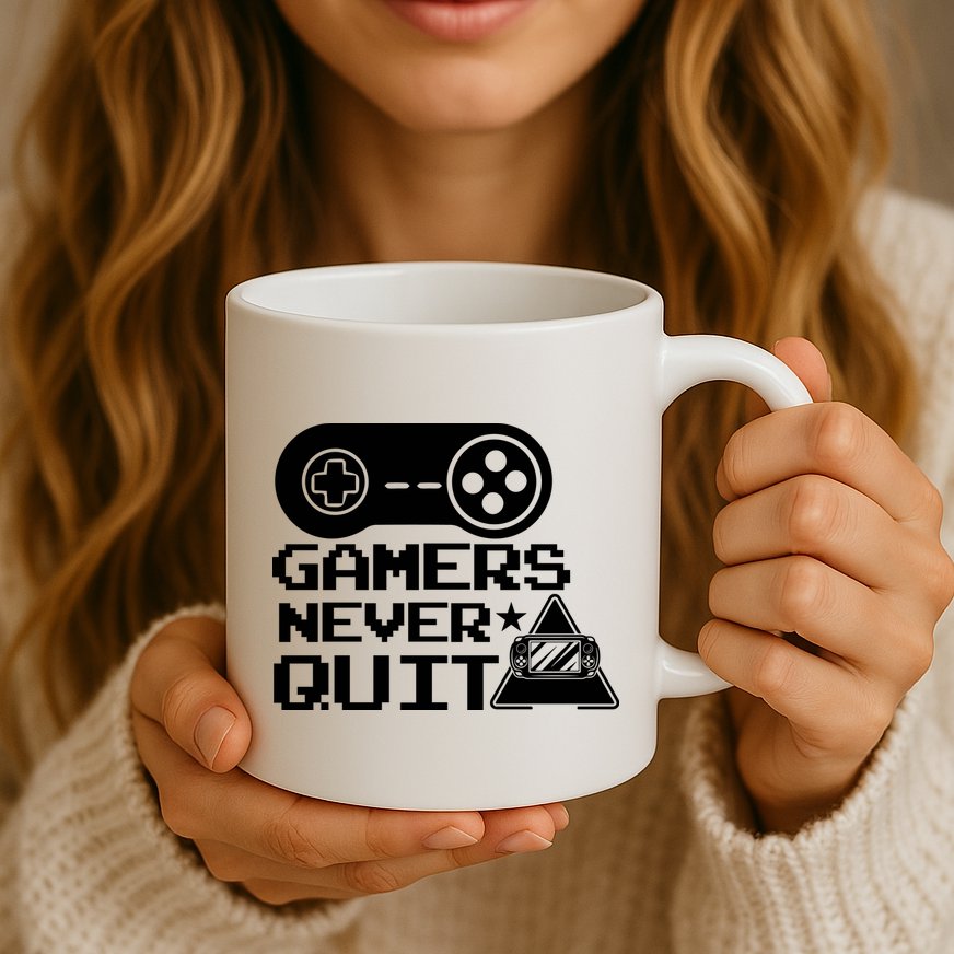 Gamers Never Quit Mug