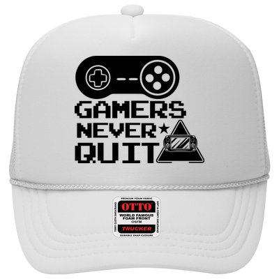 Gamers Never Quit Trucker Hat