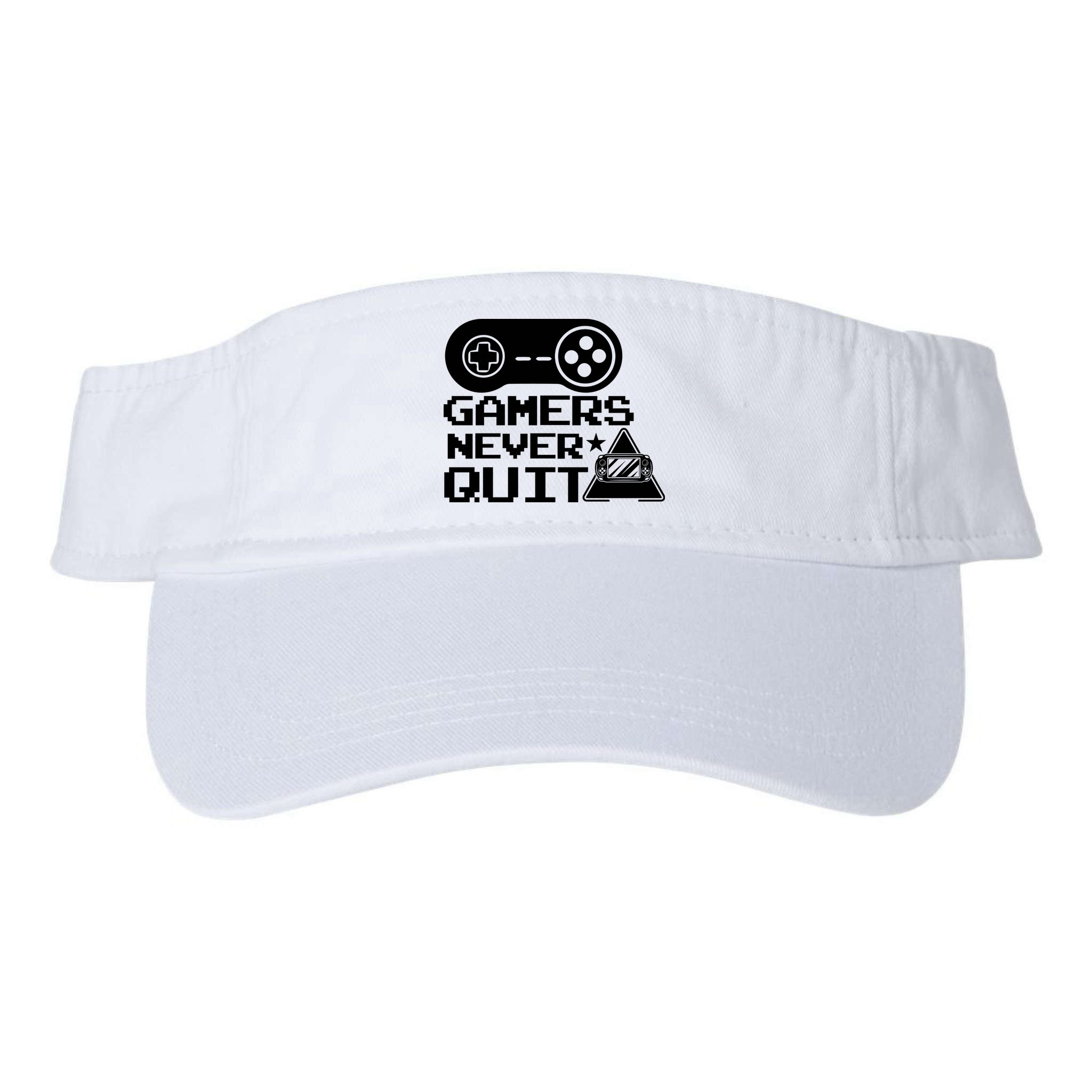 Gamers Never Quit Visor