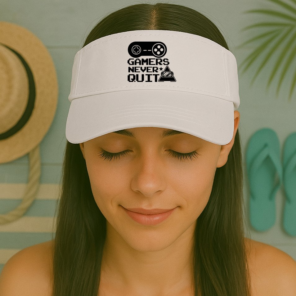 Gamers Never Quit Visor