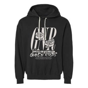 G.Uns N R.Oses Appetite Tracks Garment-Dyed Fleece Hoodie