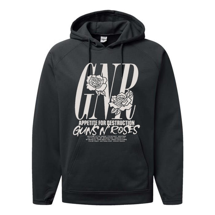 G.Uns N R.Oses Appetite Tracks Performance Fleece Hoodie