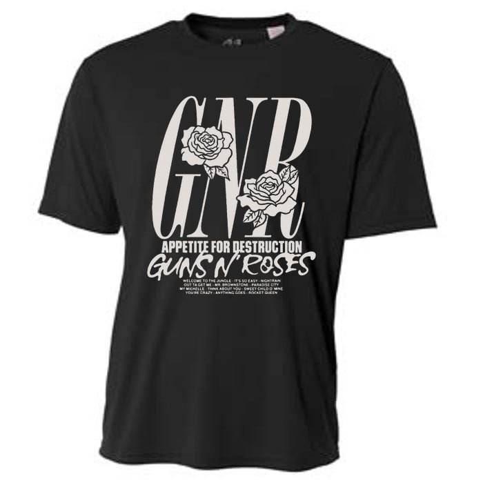 G.Uns N R.Oses Appetite Tracks Cooling Performance Crew T-Shirt