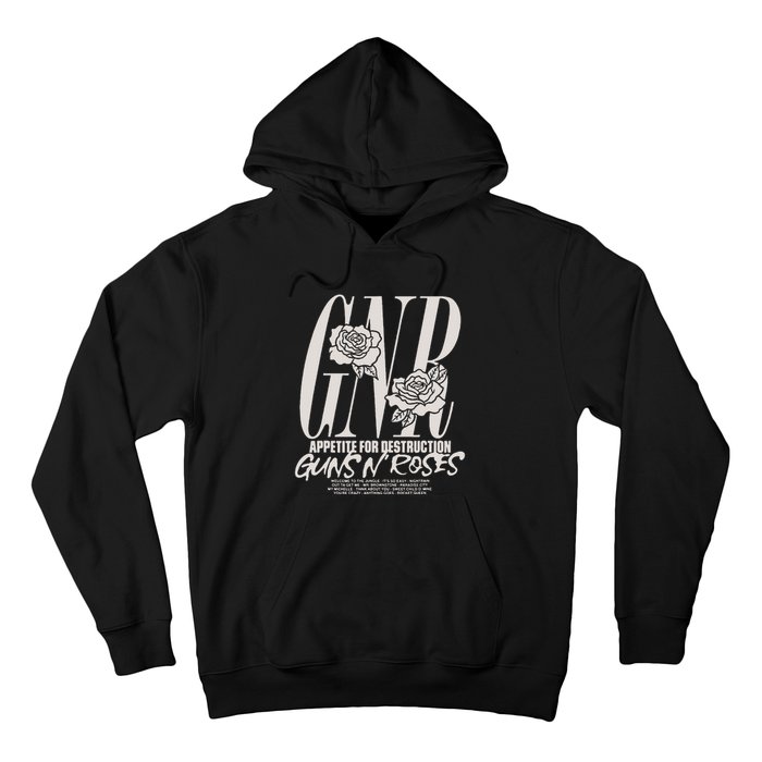 G.Uns N R.Oses Appetite Tracks Hoodie