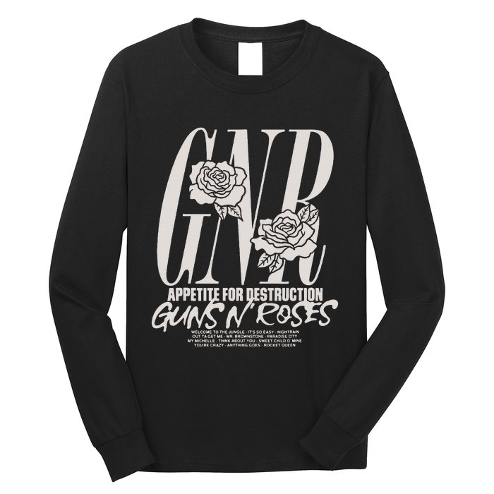 G.Uns N R.Oses Appetite Tracks Long Sleeve Shirt